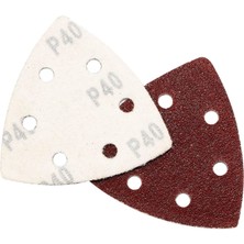 Spibicyy 10X Naylon Delta Zımpara Kağıdı Pedleri - 90MM Üçgenler - 40, 60, 80, 100 ve 120 Kumlu Zımpara Kağıtları (Yurt Dışından)