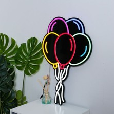 Disa Neon LED Dekoratif Aydınlatma -Balonlar, 30X40CM-
