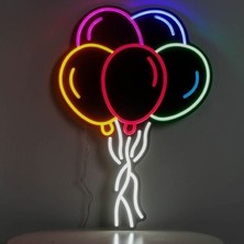 Disa Neon LED Dekoratif Aydınlatma -Balonlar, 30X40CM-