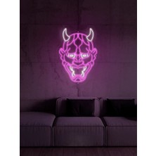 Disa Neon LED Dekoratif Aydınlatma -Oni, 60X80CM-