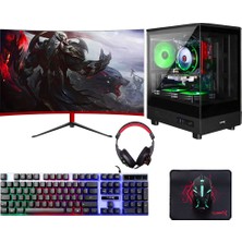 Turbox TX6093 I7 7700 16GB Ddr4 512GB SSD 4gb GT740 23.6 Curved Oyun Hazır Sistem