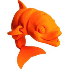 NBShop 3D Hareketli Gülen Yunus Figürlü Oyuncak - Turuncu