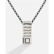 Meks Jewels Gümüş Çift Taraf Dualı Kolye