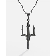 Meks Jewels Gümüş Posedion Mızrağı Kolye