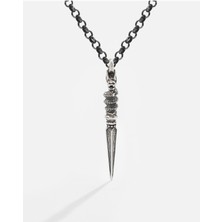 Meks Jewels Gümüş Dragon Mızrağı Kolye