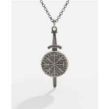 Meks Jewels Gümüş Viking Pusulası Kolye