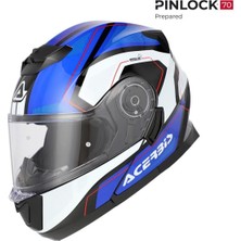 Acerbis Serel 22-06 Kask Siyah Mavi