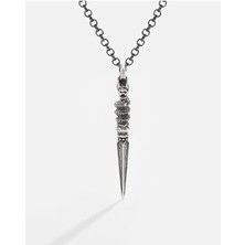 Meks Jewels Gümüş Dragon Mızrağı Kolye