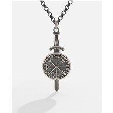 Meks Jewels Gümüş Viking Pusulası Kolye