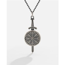 Meks Jewels Gümüş Viking Pusulası Kolye