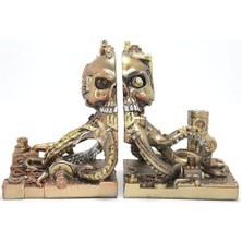 Near Shop Steampunk Polyester Ahtapot Kitap Stoperi