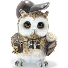 Steampunk Polyester Baykuş Figürü Model 2