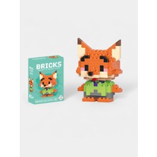 Bricks Kitty Brick Disney Pixar Nick Wilde Mini Brick 150 Parça Hediyelik Set