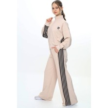 Kız Çocuk %100 Pamuk Oversize Alt&üst Uzun Kol Eşofman TAKIMI-AÜT-0026