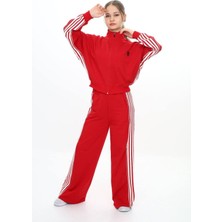 Kız Çocuk %100 Pamuk Oversize Alt&üst Uzun Kol Eşofman TAKIMI-AÜT-0026