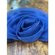 Gönülden Tasarım 32X24 cm Mavi Saten Çiçek Abiye Giyim Dikiş Aksesuarı