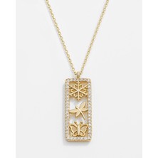 Meks Jewels 14 Ayar Altın Şans Kolyesi