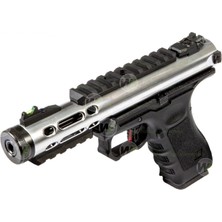 We Galaxy Sv Glock/ruger Hybrıd Gbb Airsoft Tabanca Sılver
