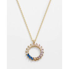 Meks Jewels 14 Ayar Altın Renk Çemberi Kolye