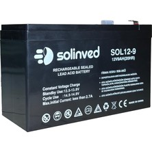 SOLİNVED 12V 9AH Ups ve Alarm Aküsü