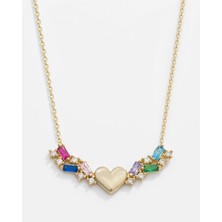 Meks Jewels 14 Ayar Altın Spring Heart Kolye