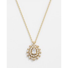 Meks Jewels 14 Ayar Altın Damla Kolye