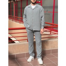 Müslin dokuma, yazlık&baharlık, 100% Pamuk, Oversize Gömlek-Pantolon Takım G11-295