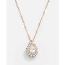 Meks Jewels 14 Ayar Altın Damla Kolye