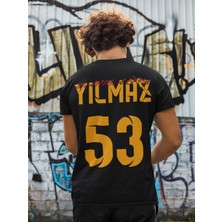Biy Store Barış Alper Sırt Forma Baskılı Unisex Tişört Regular Fit T-Shirt