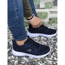 Step Erkek Spor Ayakkabı Hafif Taban K020 Lacivert