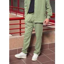 Bel lastikli, bağcıklı, Oversize fit, %100 Pamuklu Müslin dokuma, Yazlık&baharlık Pantolon 295