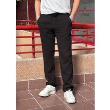 Bel Lastikli, Bağcıklı, Oversize Fit, %100 Pamuklu Müslin Dokuma, Yazlık&baharlık Pantolon 295