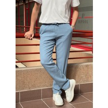 Bel Lastikli, Bağcıklı, Oversize Fit, %100 Pamuklu Müslin Dokuma, Yazlık&baharlık Pantolon 295