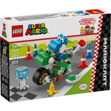 Nessiworld 72031 LEGO Super Mario Mario Kart - Yoshi Bike 133 Parça +7 Yaş