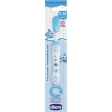 Chicco İlk Süt Dişi Fırçası Mavi 6-36 Ay