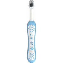 Chicco İlk Süt Dişi Fırçası Mavi 6-36 Ay
