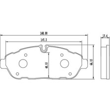 MGA-56607 - Fren Balatası On Ford: Transit V363 2020-