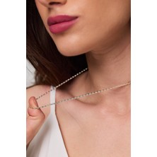 Kural Jewelry 925 Ayar Uzun Küp Zincir 50 cm Unisex Kolye