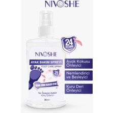 Nivoshe Ayak Kokusu Giderici Önleyici Sprey Ayakkabı Kokusu Giderici Önleyici Sprey Ayak Kokusu Spreyi50ML