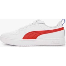 Puma Ricke Jr Kadın Günlük Spor Ayakkabı 384311-05 Beyaz/Krmz