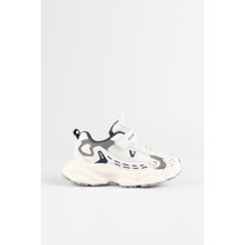 Vicco Tag Kız Çocuk Sneaker Beyaz Renk Düz Taban Rahat Kullanım İçin Tasarlandı