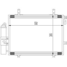 ORIS-CRN355016 - Klıma Radyatoru Renault Kangoo 1.2 1.5 Dcı 1.6 1.9 Dcı 97> (550X365X16)