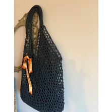 Simarikcraft el örgüsü oversize plaj çantası handmade