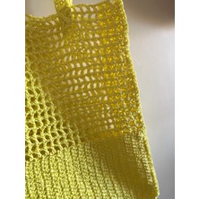 Simarikcraft el örgüsü oversize Plaj Çantası handmade
