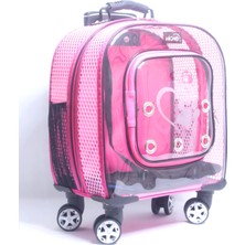 Migno Prime Fileli Model Kedi Köpek Taşıma Çantaları - Pembe