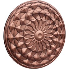 ARTSMARTİX Üçgen Geometrik Rölyef Tablo Duvar Bakır