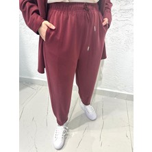 İkol Rahat Kesim Pantolon Bordo