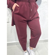 İkol Rahat Kesim Pantolon Bordo