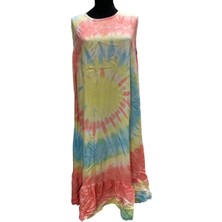 Phuti Viskon Batik Elbise