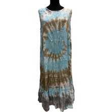Phuti Viskon Batik Elbise